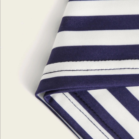 Striped print v neck dress - size 6 & 8/10 - Picture 5 of 7